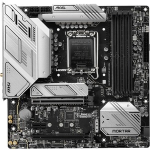 MSI MAG B760M MORTAR WIFI DDR4 Gaming-Desktop-Motherboard - Intel B760 Chipsatz - Sockel LGA-1700 - Micro ATX - Core, Pent