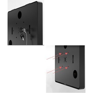 CTA Digital Universal Digital Password Locking Security Wall Mount Enclosure - 9.70" to 11" Screen Support - 75 x 75 - VES