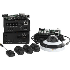 AXIS F7225-RE Innen/Außen Überwachungskamera - Farbe - H.265, H.264H, H.264M - 1920 x 1200 - 3,70 mm Fest Objektiv - 180 f