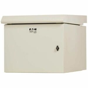 Eaton Tripp Lite Series SmartRack Industrial Enclosure - NEMA 3R, Wall Mount, Metal, Locking, Hinged Back, Fan With Therma