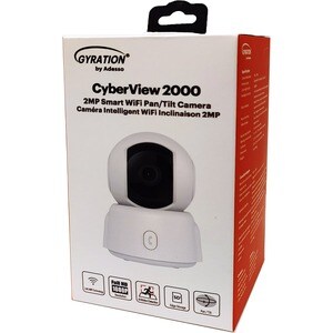 Gyration Cyberview Cyberview 2000 2 Megapixel Indoor Full HD Network Camera - Color - White - 22.97 ft Infrared Night Visi