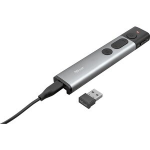 Trust Kazun Pointer - Funkfrequenz - USB 2.0 - 4 Taste(n) - Kabellos - 2,40 GHz - Symmetrisch
