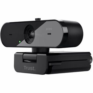 Trust TW-250 - Webcam - 30 fps - Schwarz - USB 2.0 - 2560 x 1440 Pixel Videoauflösung - 2K - Autofokus - 92° Angle - Tisch