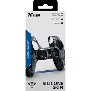 Trust Gaming GXT 748 Hülle für Sony Gaming-Steuerung, Spielkonsole - Schwarz - Kratzfest, Rutschfest - Silikon