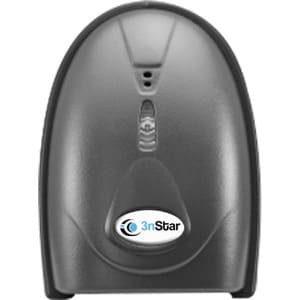 Dispositivo de mano Escaner de código de barras 3nStar SC100 - Negro, Gris - Cable Conectividad - 300escaneo(s) - 280mm Di