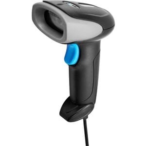 Exterior Dispositivo de mano Escaner de código de barras 3nStar - Negro - Cable Conectividad - USB Cable Included - 1D - L