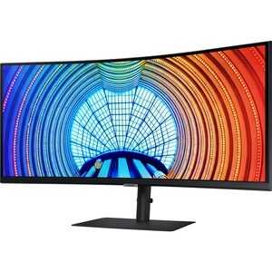 Samsung ViewFinity S6 S34A650UBU 86,4 cm (34 Zoll) UW-QHD Gekrümmter Bildschirm LCD-Monitor - 21:9 Format - Schwarz - 863,
