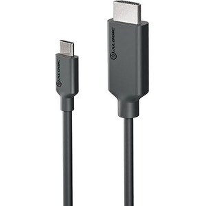Alogic Elements 2 m HDMI/USB-C A/V Cable - 1 / Pack - Cable for Audio/Video Device, Computer, Monitor, Notebook, Projector