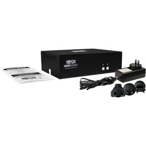 Tripp Lite series Secure B002-DP2AC2-N4 KVM Switchbox - TAA Compliant - 2 Computer(s) - 1 Local User(s) - 3840 x 2160 - 50