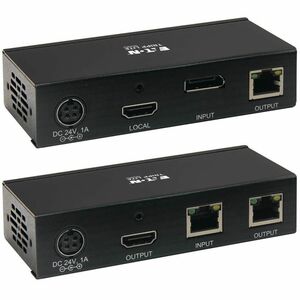 Tripp Lite series B127A-111-BDTH Video Extender Transceiver - Wired - TAA Compliant - 2 Input Device - 4 Output Device - 7