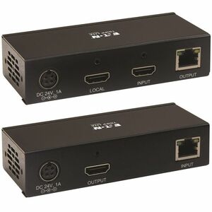 Tripp Lite series B127A-1A1-BHBH Video Extender Transmitter/Receiver - Wired - TAA Compliant - 1 Input Device - 1 Output D