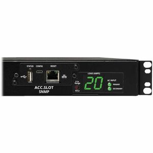 Tripp Lite series PDUMH20HVATNET PDU - TAA Compliant - Switched - 8 x IEC 60320 C13, 2 x IEC 60320 C19 - 230 V AC Input - 
