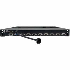Tripp Lite series B040-008-19 LCD Rack Console KVM Switch - Black - TAA Compliant - 8 Computer(s) - 48.3 cm (19") LCD - WX