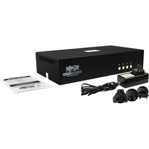 Tripp Lite series Secure B002-DP2A4-N4 KVM Switchbox - TAA Compliant - 4 Computer(s) - 1 Local User(s) - 3840 x 2160 - 50 