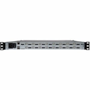 Tripp Lite series B030-DP16-17DIP LCD Rack Console KVM Switch - Metal - Black - TAA Compliant - 16 Computer(s) - 43.2 cm (