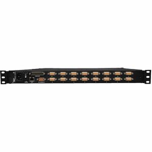 Tripp Lite series NetDirector B020-U16-19-IP LCD Rack Console with Digital KVM Switch - Black - 16 Computer(s) - 48.3 cm (