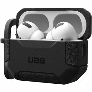 Urban Armor Gear Scout Rugged Carrying Case Apple AirPods Pro (2nd Generation), AirPods Pro - Black - Drop Resistant, Scra