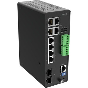Commutateur Ethernet AXIS D8208-R 8 Ports Gérable - Gigabit Ethernet, 10 Gigabit Ethernet - 1000Base-T, 10GBase-X - 2 Couc