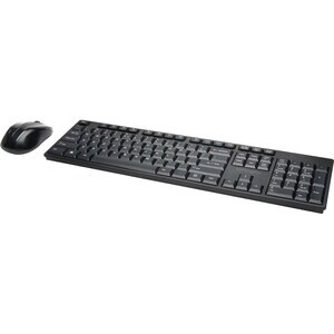Kensington Pro Fit Keyboard & Mouse - QWERTZ - German - USB Wireless RF - Keyboard/Keypad Color: Black - USB Wireless RF -