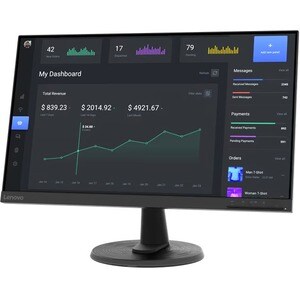 Lenovo C24-40 24" Class Full HD LCD Monitor - 16:9 - Raven Black - 60.5 cm (23.8") Viewable - Vertical Alignment (VA) - 19