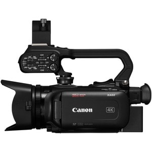 Canon XA60 Professional Digital Camcorder - 8.9 cm (3.5") LCD Touchscreen - 1/2.3" CMOS - 4K - MP4, MXF, XF-AVC - 20x Opti