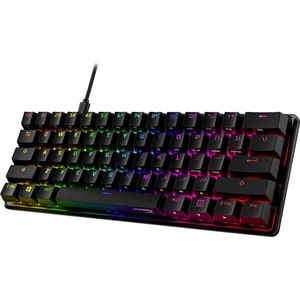 TECLADO HYPERX 60 ALLOY ORIGINS RED BLACK