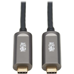 Tripp Lite series USB 3.2 Gen 2 Fiber Active Optical Cable, M/M, 10 m (33 ft.) - 32.8 ft (10 m) Fiber Optic Data Transfer 
