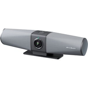 AVerMedia Mingle Bar Webcam - 30 fps - USB 3.2 (Gen 1) Type C. TAA and NDAA Compliant - 3840 x 2160 Video - Auto-focus - W