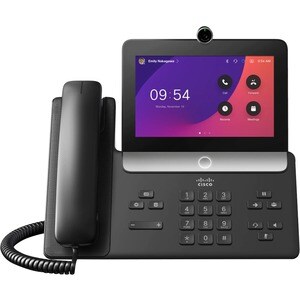 Webex 8875 IP Phone - Corded - Corded - Wi-Fi, Bluetooth - Desktop - Carbon Black - VoIP - IEEE 802.11a/b/g/n/ac - 2 x Net