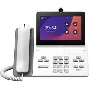 Cisco 8875 IP Phone - Corded - Corded - Wi-Fi, Bluetooth - Desktop - White - VoIP - IEEE 802.11a/b/g/n/ac - 2 x Network (R