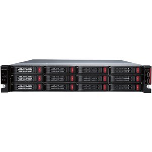 BUFFALO TeraStation 12-Bay 71210 64TB (4x16TB) High-Performance Rackmount NAS Hard Drives Included - Intel Xeon D-1713NT Q