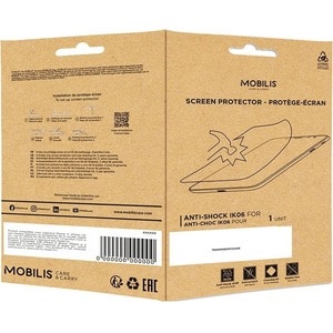 MOBILIS 5H Screen Protector - Clear - For LCD Tablet - Anti-microbial - Break Resistant, Shock Proof, Scratch Resistant, G