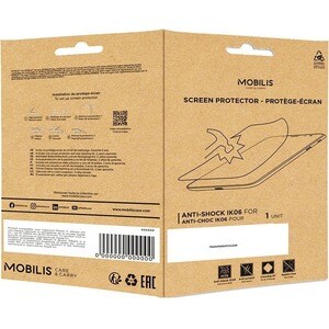 MOBILIS 5H Screen Protector - Clear - For LCD Tablet - Break Resistant, Shock Proof, Scratch Resistant, Grease Resistant, 