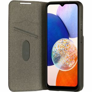 dbramante1928 ApS Oslo Carrying Case (Folio) Samsung Galaxy A14 Smartphone - Black - Impact Resistant - Polyurethane, Plas