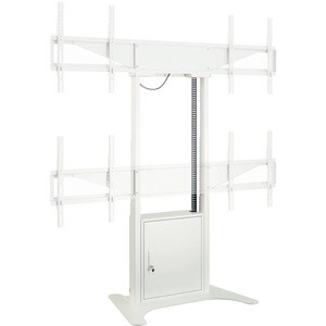HAGOR Lift für Display - Weiß - Querformat - Höhenverstellbar - 2 Unterstützte(r) Display(s)Bildschirmgröße: 46 Zoll (116,