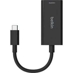 Belkin Connect A/V Adapter - 1 x USB Type C - Male - 1 x HDMI 2.1 Digital Audio/Video - Female - 7680 x 4320 Supported - B