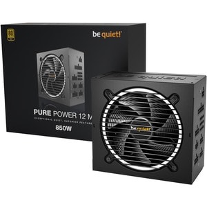 be quiet! Pure Power 12 M Pure Power 12 M 850W EPS12V, ATX Modular Power Supply - 850 W - Internal - 3.3 V, 5 V, 12 V, 5 V