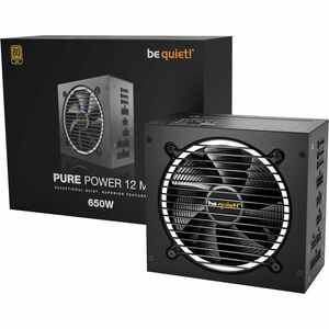 be quiet! Pure Power 12 M Pure Power 12 M 650W ATX 3.0, EPS12V Modular Stromversorgung - 650 W - Intern - 3.3 V Gleichstro