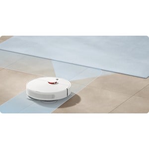 Xiaomi S10+ Cordless Robot Vacuum Cleaner - White - 450 mL Dust Capacity - 200 mL Water Tank Capacity - Tile Floor - Smart