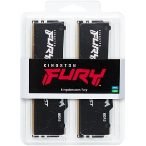 Kingston FURY Beast 64GB (2 x 32GB) DDR5 SDRAM Memory Kit - For Computer - 64 GB (2 x 32GB) - DDR5-6000/PC5-48000 DDR5 SDR