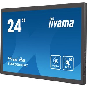 iiyama ProLite 24 Zoll Class LCD-Touchscreen-Monitor - 16:9 Format - 5 ms Reaktionszeit - Webcam - 60,5 cm (23,8 Zoll) Vie