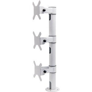 Star Micronics Pole Mount for Tablet - White - 3 Display(s) Supported - 22" (55.88 cm) Screen Support - 5 kg Load Capacity
