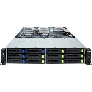 Gigabyte R263-Z33 Barebone System - 2U Rack-mountable - Socket SP5 LGA-6096 - 1 x Processor Support - AMD Chip - 256 GB DD