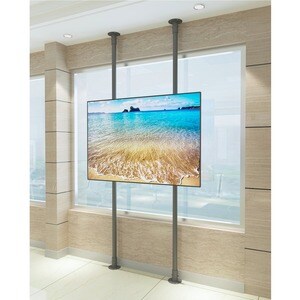 ITB - Supporto Floor-to-Ceiling per monitor da 65" a 100″, portata 80Kg. Vesa 800×600, soffitto-pavimento