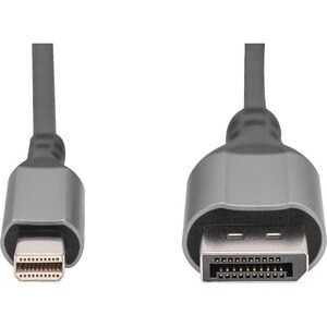 Digitus 2 m DisplayPort/Mini DisplayPort AV-Kabel für TV, Projektor, Monitor, PC, Computer, Notebook, Grafikkarte, Bildsch