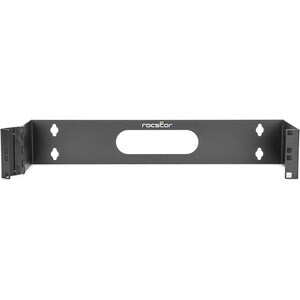 2U 19in Wall Mount Bracket - for Patch Panels - Hinged Wall Mounting Bracket - Maximum load capacity of 22 lbs (10 kgs) - 