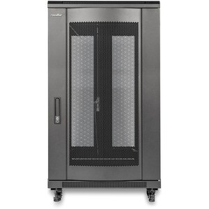 SolidRack R3110 Premium 22U Rack Enclosure Cabinet - 4-Post Adjustable Depth (6" to 34.25") - Includes Doors & Side Panels