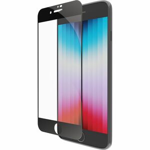 dbramante1928 ApS eco-shield 9H Plastic Screen Protector for iPhone SE, iPhone 7, iPhone 8 - Black Edge - For OLED iPhone 