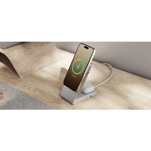 Alogic Matrix 2-in-1 Magnetic Charging Dock - White - Input connectors: USB - Magnetic, MagSafe Technology, USB Charging, 