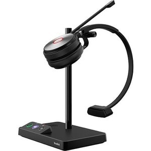 Yealink WH62 Mono Wired/Wireless Over-the-head Mono Headset - Monaural - Ear-cup - 16000 cm - DECT - 32 Ohm - 20 Hz to 10 